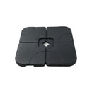 Outdoor Umbrella 3m Base Cantilever Beach Stand Sun Roma Black 50cm