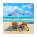 220cm Outdoor Umbrella Potable Sun Shade Shelter Garden Patio Parasol Canopy Blue