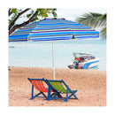 220cm Outdoor Umbrella Potable Sun Shade Shelter Garden Patio Parasol Canopy Blue