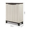 Outdoor Half Sized Lockable Storage Cabinet