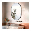 Oval Bathroom Vanity Wall Mirror Stainless Steel