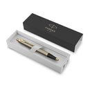 Parker Im Ballpoint Pen Brushed Metal Medium Tip Blue Ink