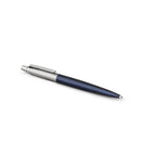 Parker Jotter Ballpoint Pen Royal Blue Chrome Trim Medium Tip Blue Ink