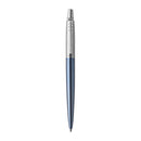 Parker Jotter Bp Pen Waterloo Blue Chrome Trim Medium Tip Blue Ink