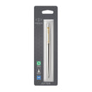 Parker Jotter Ballpoint Pen Stainless Steel Gold Trim