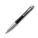 Parker Urban Twist Bp Pen Muted Black Chrome Trim Medium Tip Blue Ink