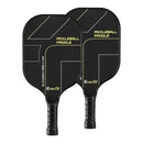 2PCS Pickleball Paddles Set Outdoor Pickle Balls Rackets with Cover Bag Training