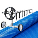 Pool Cover 600 Micron Heat Solar Blanket 9.5x5m with 5.55m Roller
