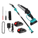 Telescopic Pole Chainsaw 6 Inch Cordless Tree Trimmer Kit 20V Battery