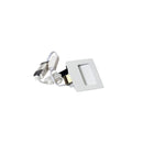 Tri Colour Recessed Wall Light White