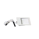 Tri Colour Recessed Wall Light White