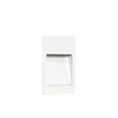 Tri Colour Recessed Wall Light White