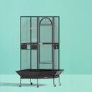 Bird Cage Large Jumbo Aviary Budgie Perch Cage Parrot Stand Wheels Corner