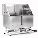 Electric Pet Bath Tub Dog Grooming Stainless Steel Wash Station 127cm