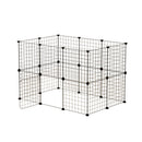Pet Dog Playpen Enclosure Cage 20 Panel Puppy Fence Play Pen Foldable Metal
