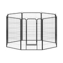 Pet Dog Playpen 48" Enclosure 8 Panel Cage Kennel Puppy Fence Play Pen