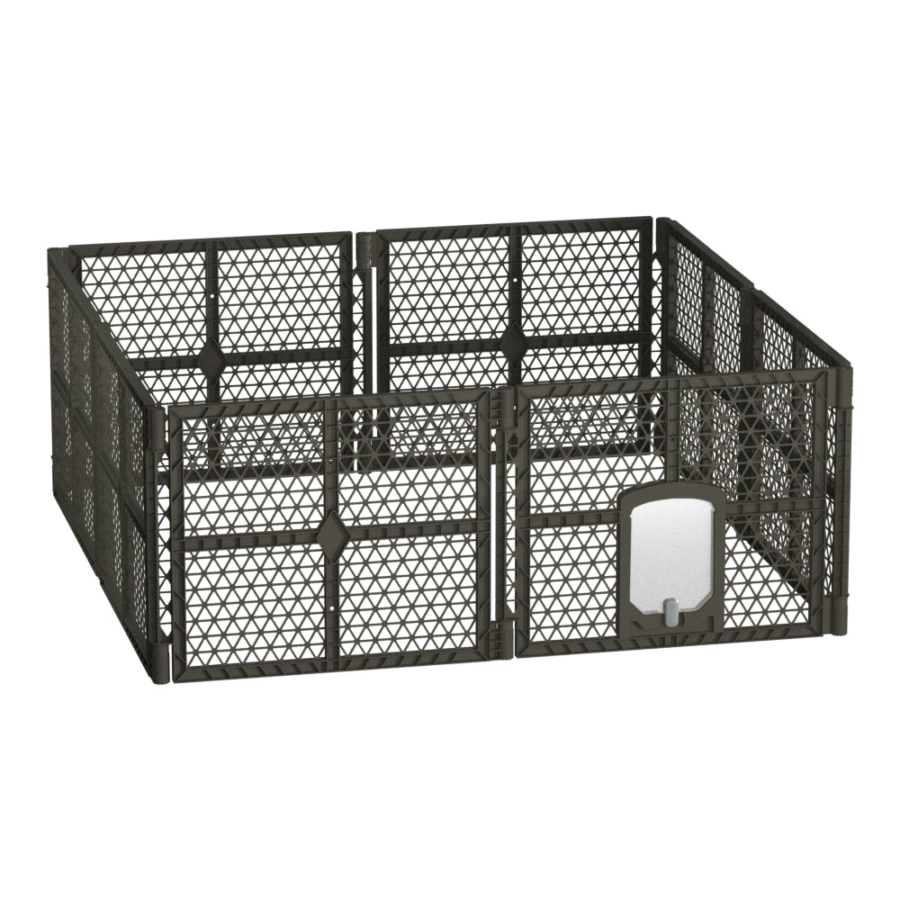 Dog Playpen Enclosure 8 Panel Pet Fence Plastic Play Pen – Simply Wholesale