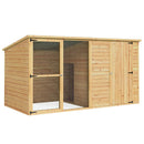 Dog Kennel Extra Large 2.28M Wooden House Bed Outdoor Pet Puppy Cabin Log