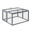 Chicken Coop Large Portable Wooden Rabbit Run Cage Hutch Outdoor Folding Hen House 110cm