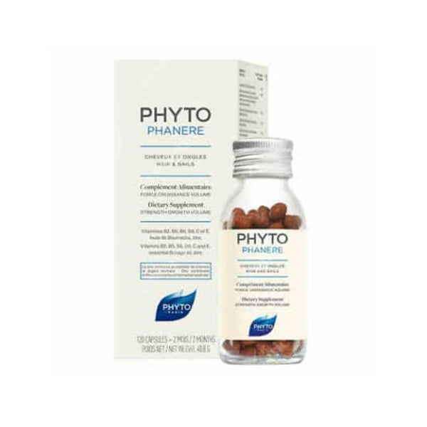 Phyto Phytophanere For Hair Nail Dietary Supplement 120 Pcs