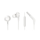 Philips Bass In Ear Gel Mic Earphone White