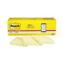 Post It Super Sticky Notes 65424Sscp 76Mm Canary Pack Of 24