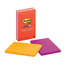 Post It Super Sticky Lined Notes Marrakesh 101 X 152Mm Pack Of 3