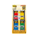 Post It Flags Red Yellow Green Blue 25 X 43Mm Value Pack And Pen
