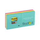 Post It Super Sticky Z Notes Miami 76 X 76Mm Pack Of 6
