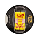 Post It Sign Here Flags 25 X 43Mm Desk Dispenser