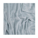 Bambury Microplush Throw Rug Steel Blue