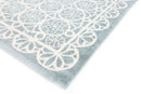Meadow Glen Aqua White Kids Rug