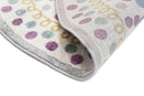 Sage Glen Multi Pink Polka Kids Rug