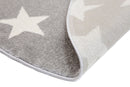 Willow Glen Charcoal White Stars Kids Rug