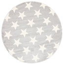Willow Glen Charcoal White Stars Kids Rug