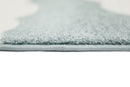 Lagoon Glen Aqua White Cloud Kids Rug
