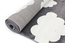 Linden Glen Grey White Cloud Kids Rug