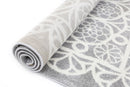 Misty Glen Grey White Kids Rug