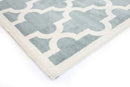 Pearl Glen Aqua White Lattice Kids Rug