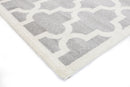 Rosewood Glen Grey White Lattice Kids Rug