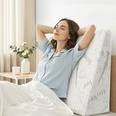 Wedge Pillow Gel Memory Foam Ergonomic Support Bamboo Cover
