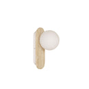 7W Travertine Decorative Opal Glass Wall Light