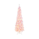 Pre Lit Artificial Hinged Christmas Tree With 8 Lighting Modes