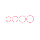 Sportsheets Rubber O Ring 4 Pack Coral Rings 4 Pack