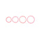Sportsheets Rubber O Ring 4 Pack Coral Rings 4 Pack