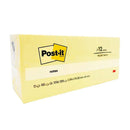 Post It Notes Canary Yellow 38Mm X 50Mm Pack Of 12