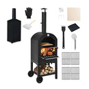 Pizza Oven Wood Fired Portable Outdoor Bbq Grill Smoker Pizza Maker