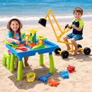 Ride On Digger with Sand and Water Table Sandpit Toys Set