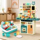 2 Piece Kids Pretend Kitchen and Washing Playset Sink Toys