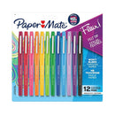 Paper Mate Flair Felt Tip Assorted Medium Tip Pack Of 12 Box Of 12